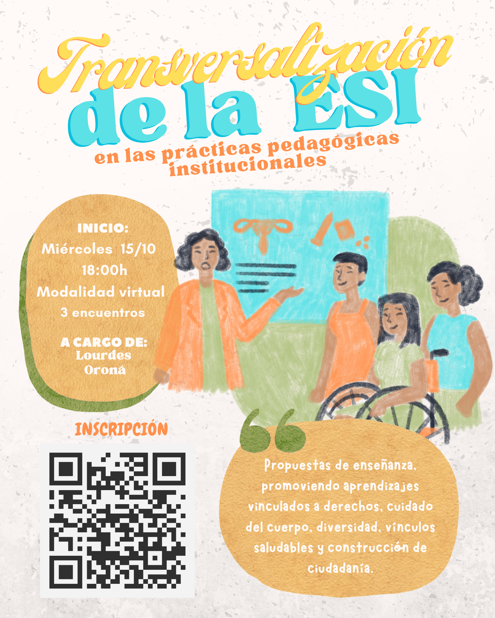 Trasversalización de la ESI en las práctica pedagógicas institucionales