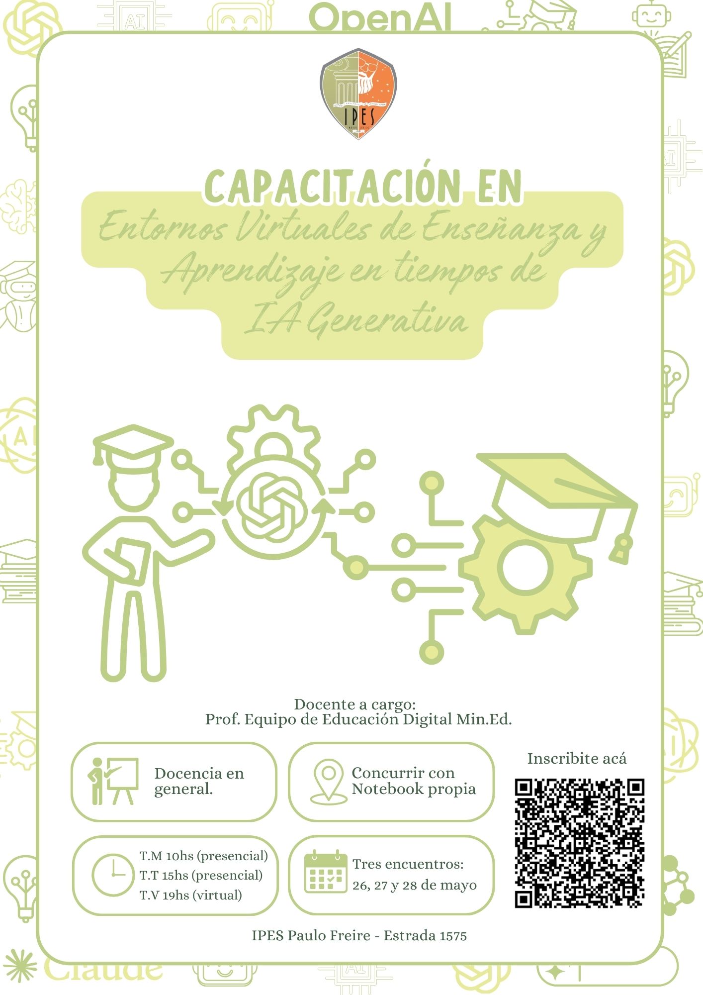 Flyer Entornos Virtuales