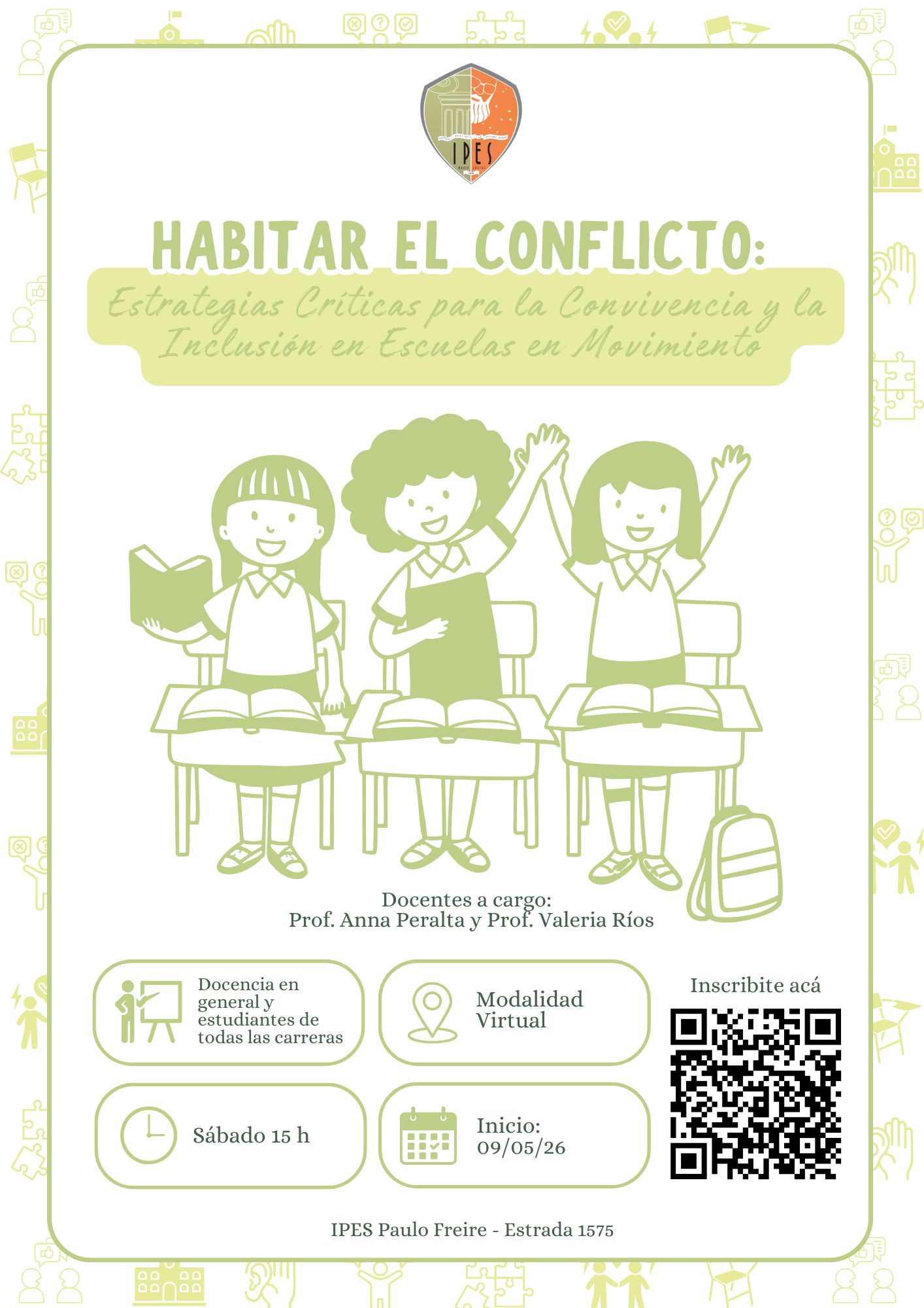 Flyer Habitar el Conflicto