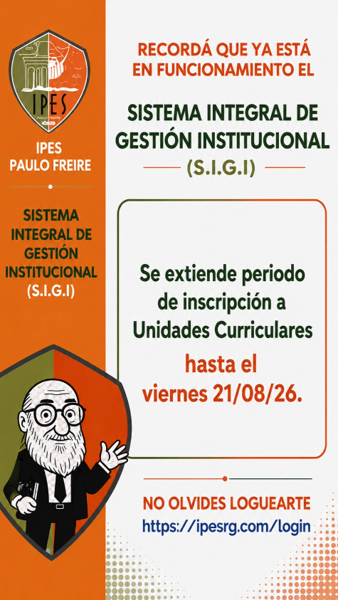 Extensión del periodo de inscripción de unidades curriculares hasta el viernes 21/08/2026